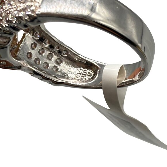 Bella Luce 12.53Ct Canary Yellow Diamond Simulant Rhodium Over Sterling Silver R - Picture 7 of 8